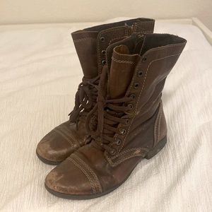 Steve Madden combat boots